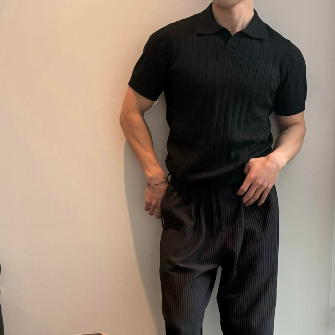 CAPRI Luxe V-Neck Polo