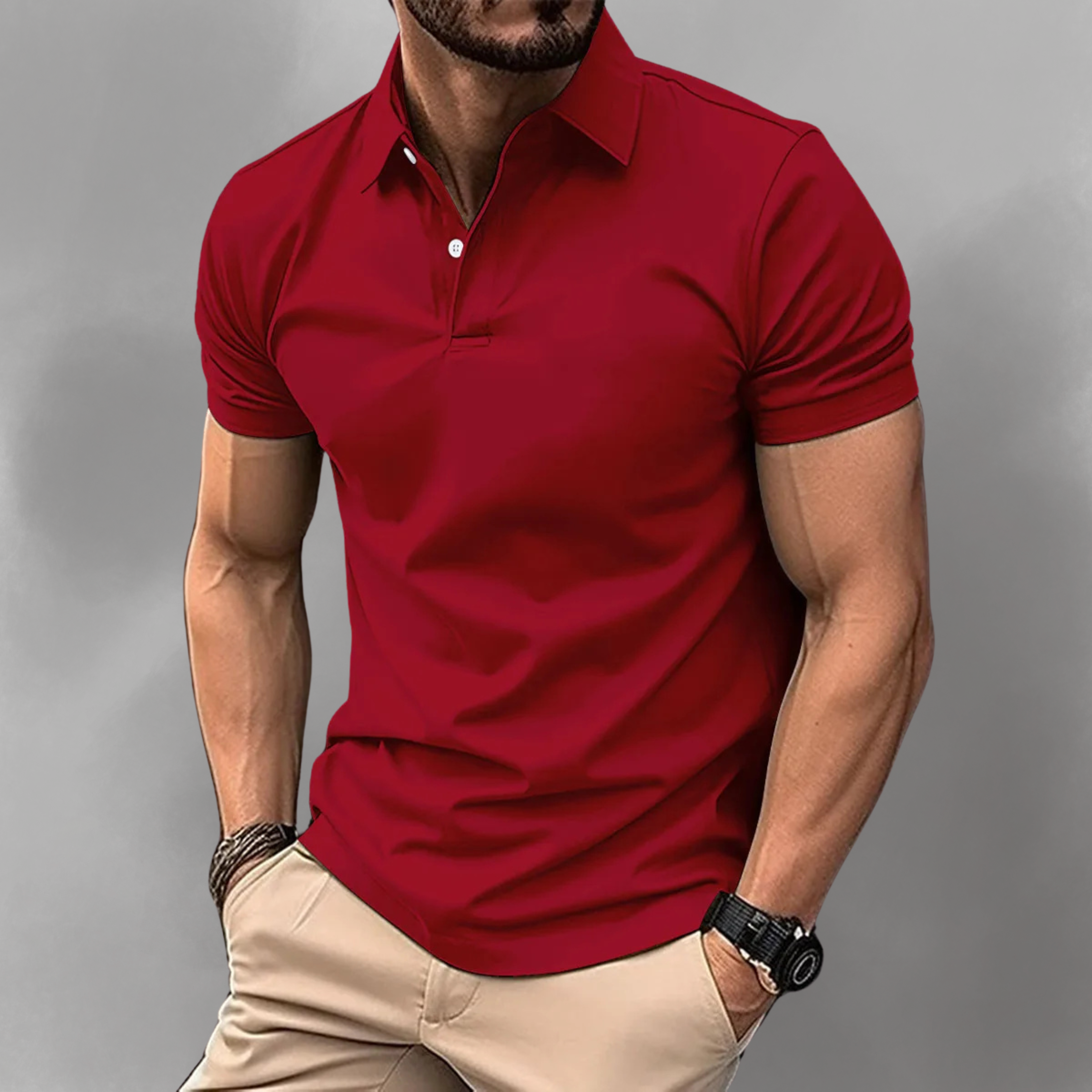NAPOLI Sleek Cotton Polo