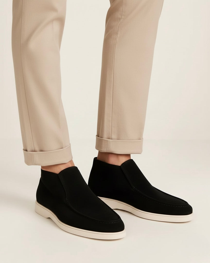 Old Money High Suede Loafers