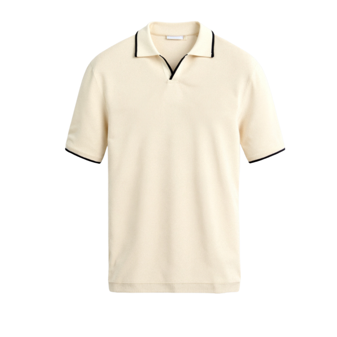 BRESCIA Contrast Slim Fitted Polo
