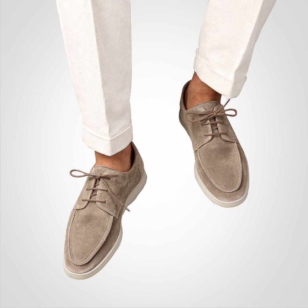 DEAUVILLE Suede Laced Loafers