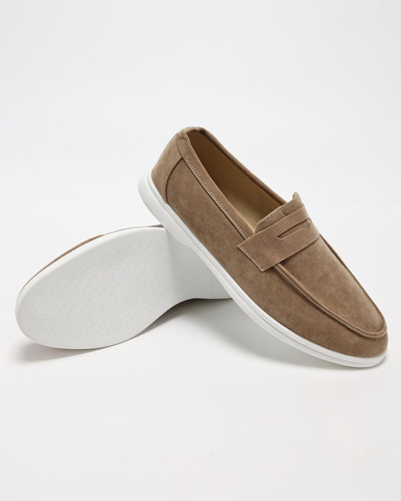 ATHÈNES Suede Leather Loafers