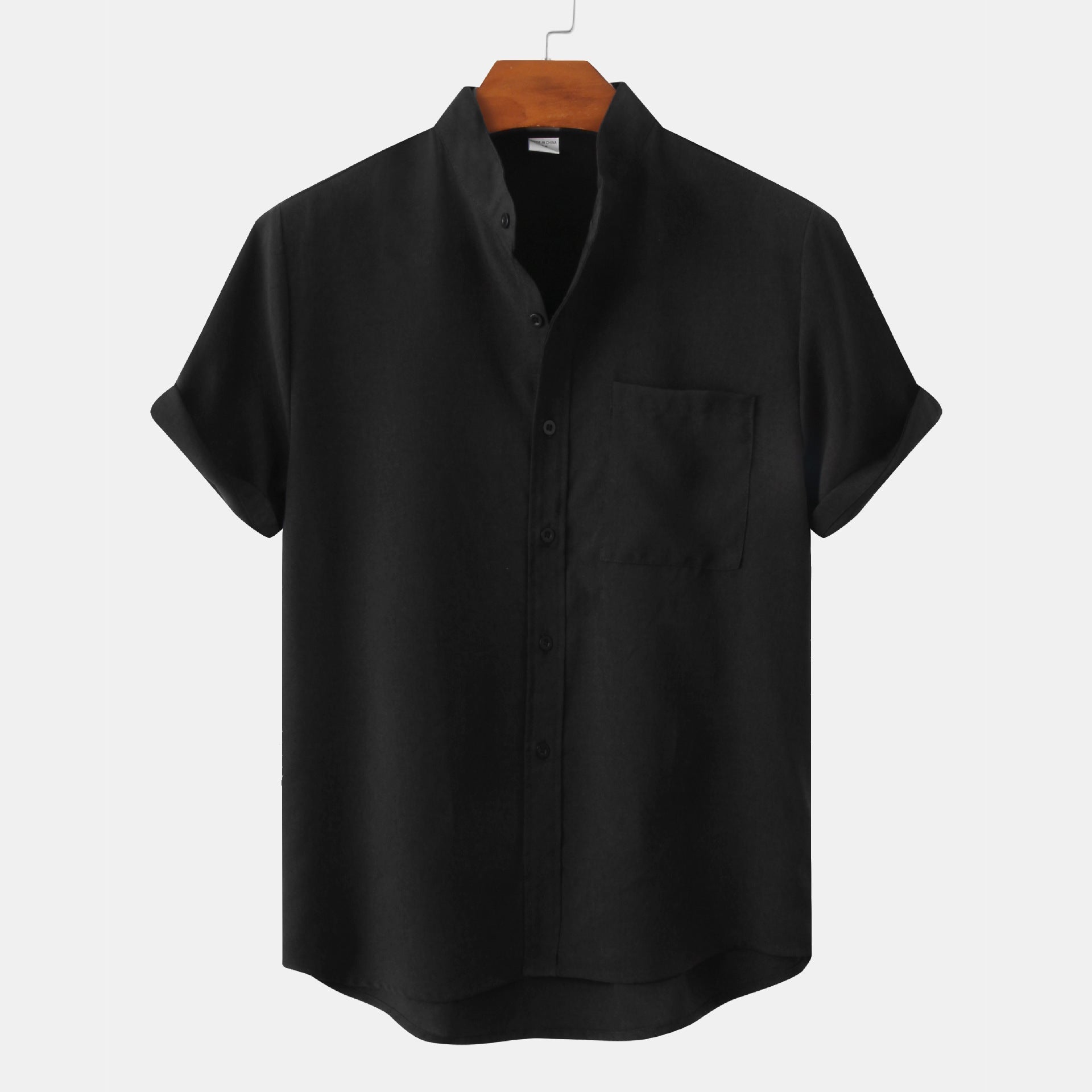 ÈZE Mandarin Linen Shirt