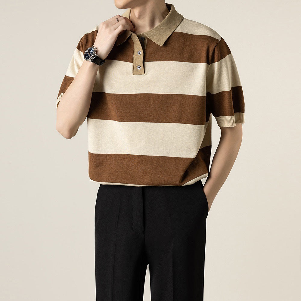ZURICH Business Striped Polo
