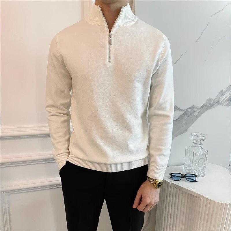 Pull zip au quart fin anseong