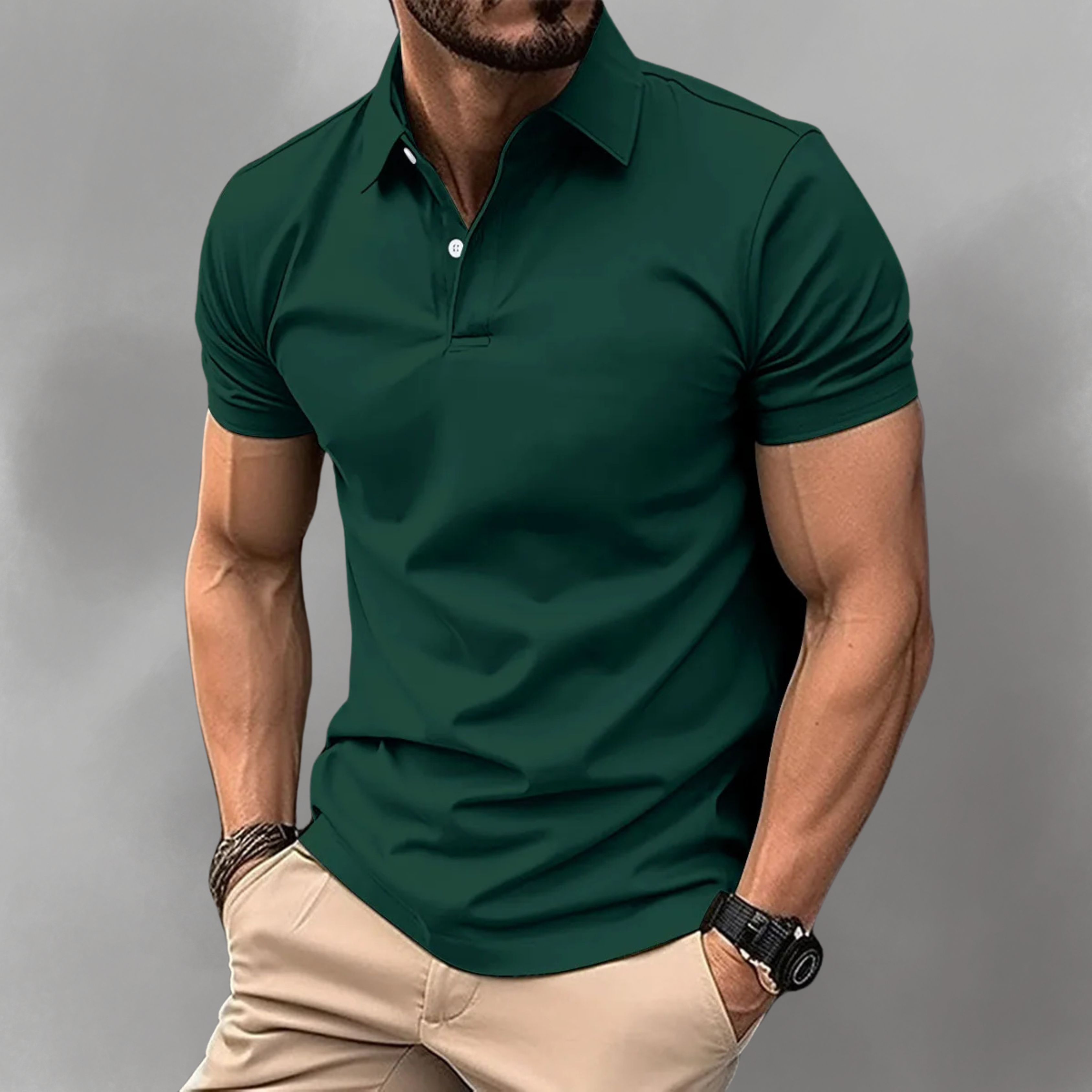 NAPOLI Sleek Cotton Polo