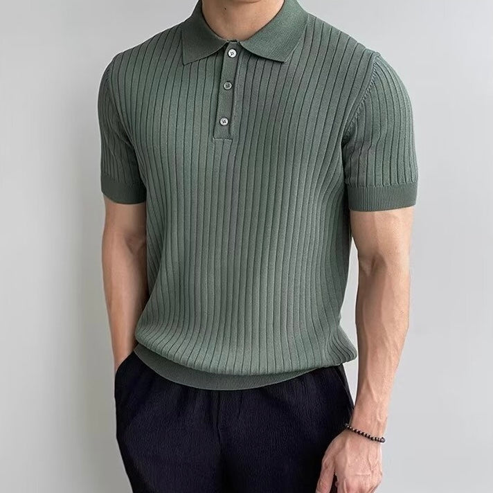 GIMCHEON Knitted Polo Shirt