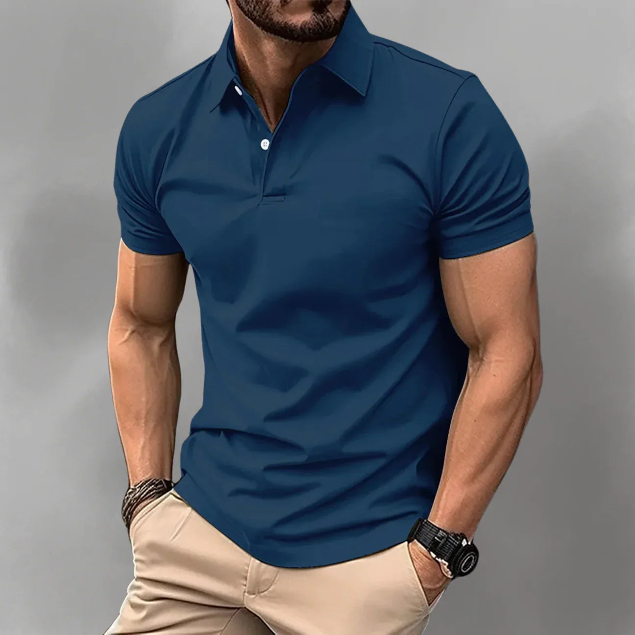 NAPOLI Sleek Cotton Polo