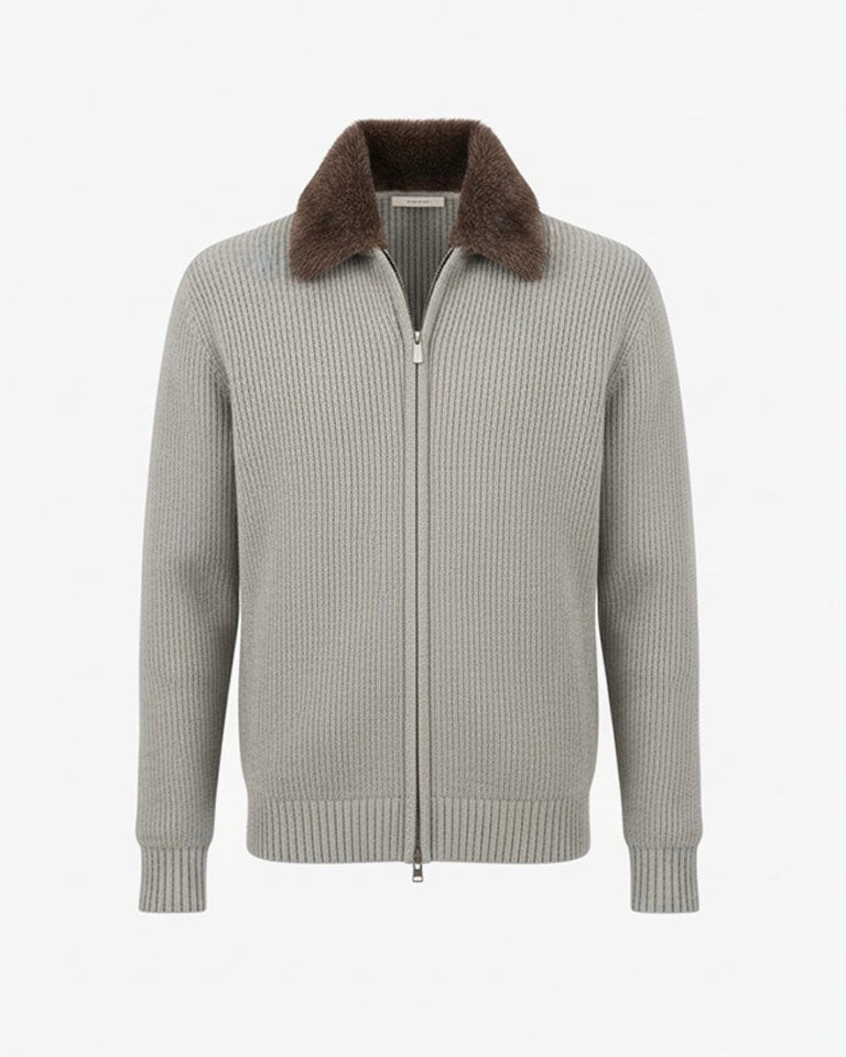 COURCHEVEL Fur Collar Wool Blouson