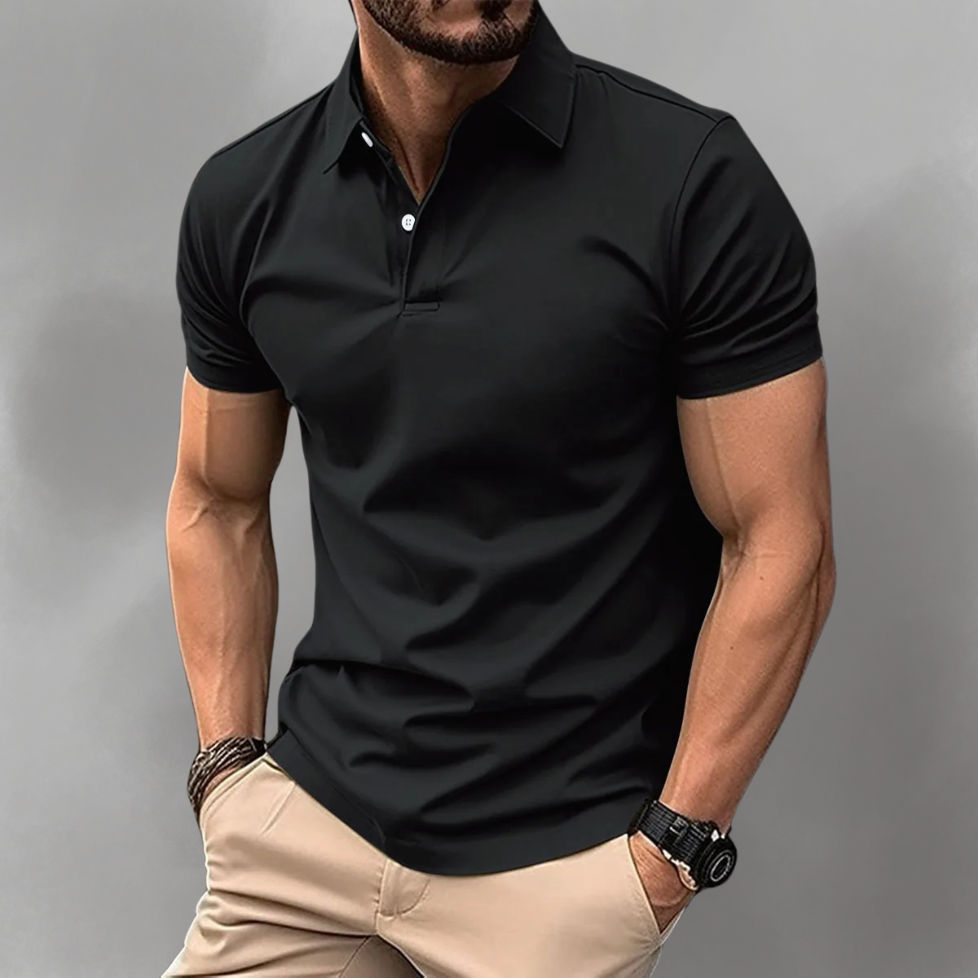 NAPOLI Sleek Cotton Polo