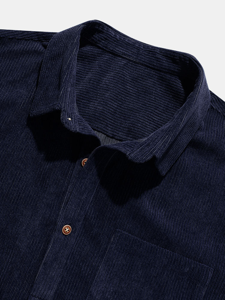 MALIBU Corduroy Short Sleeve Shirt