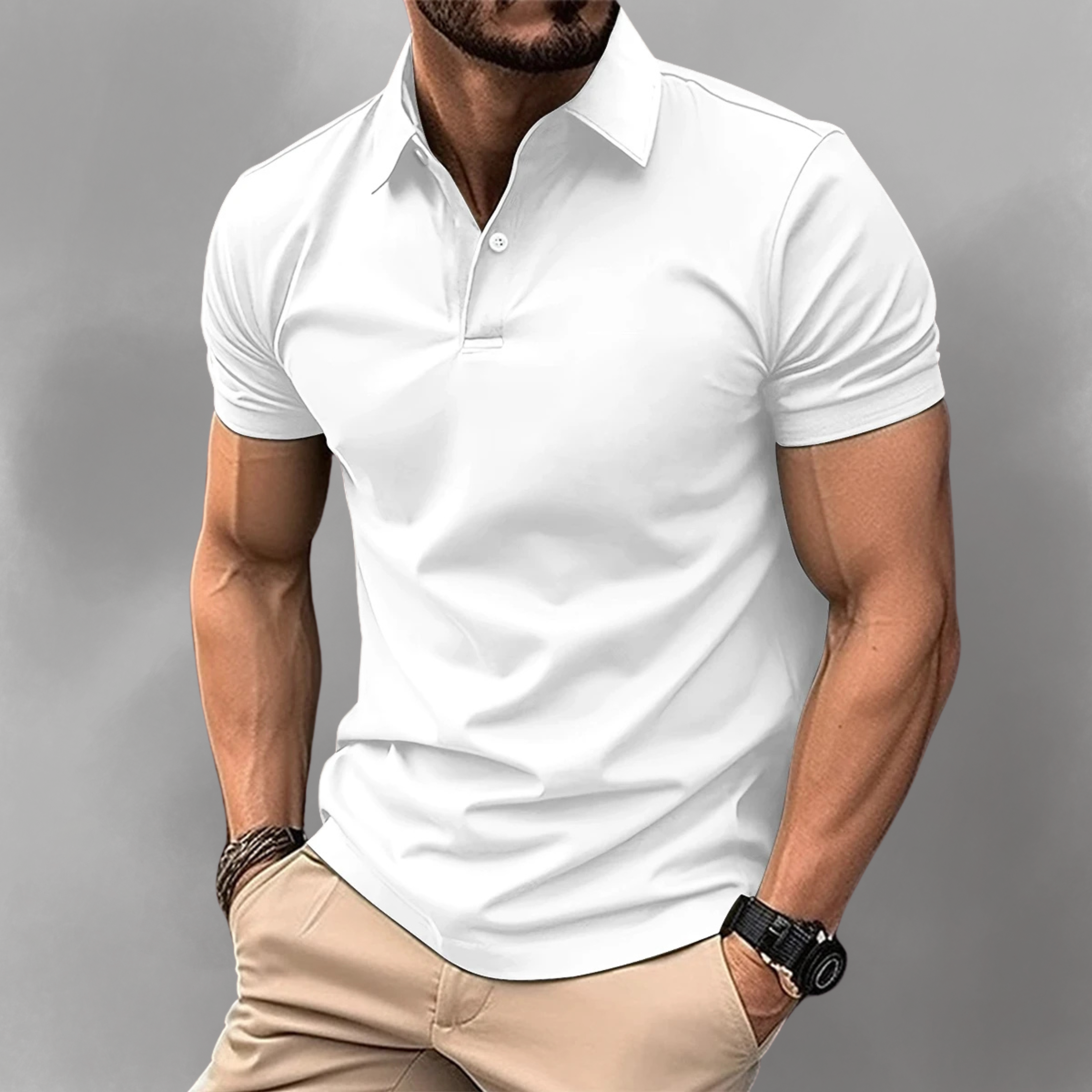 NAPOLI Sleek Cotton Polo