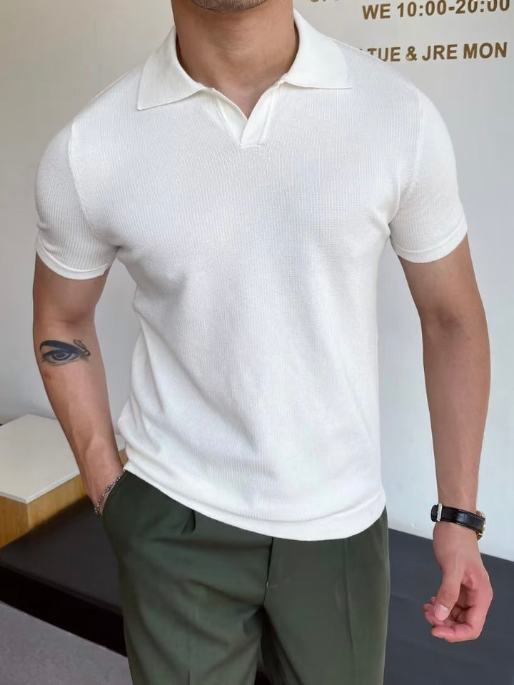 OSAN Slim V-Neck Polo