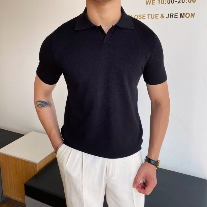 OSAN Slim V-Neck Polo