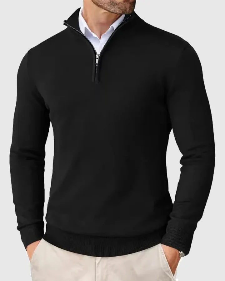GSTAAD Quarter Zip Sweater