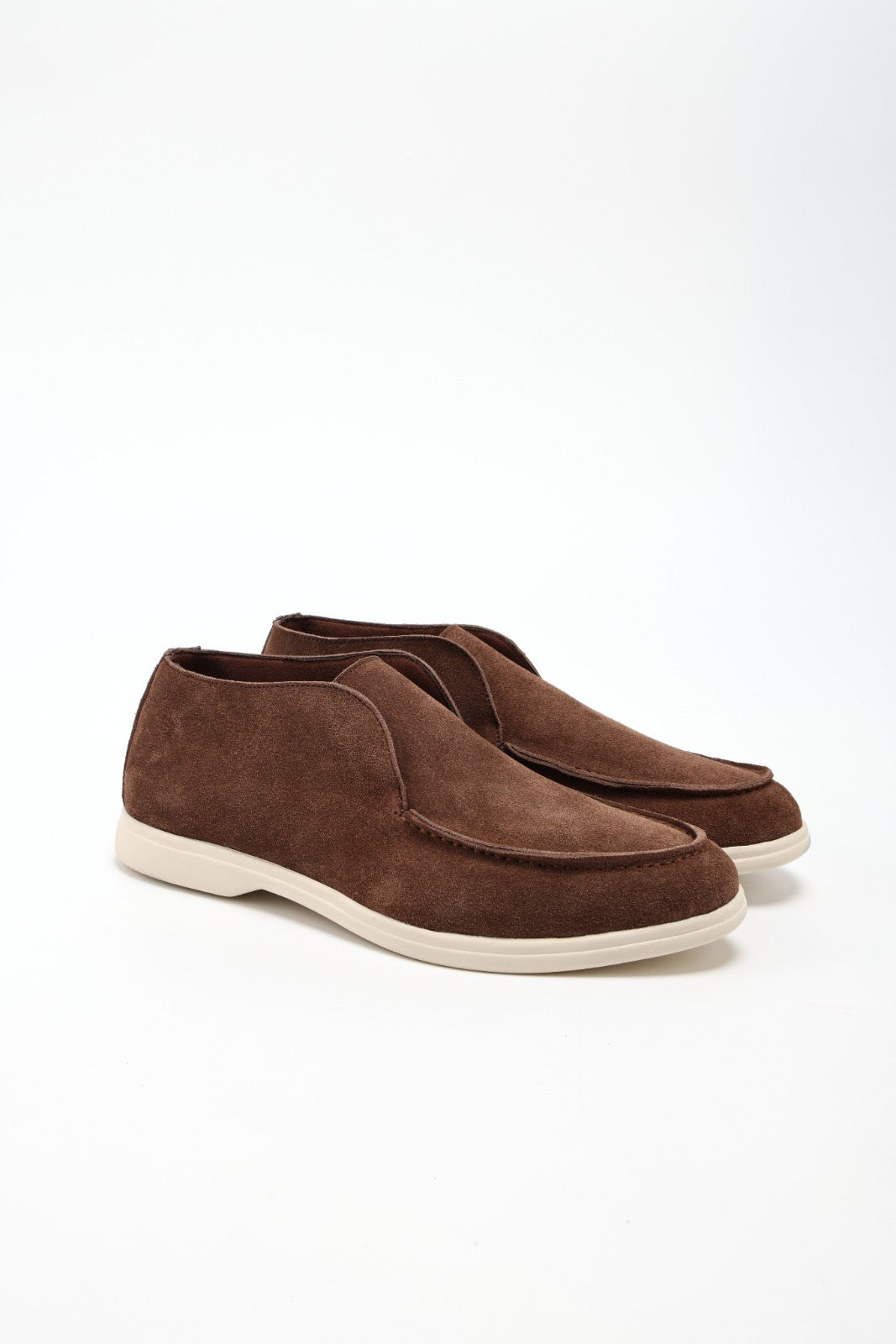 High Suede Loafers