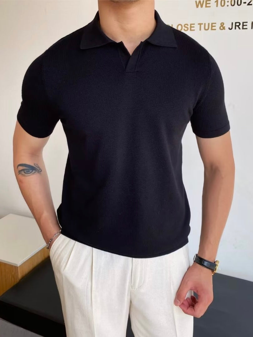 OSAN Slim V-Neck Polo