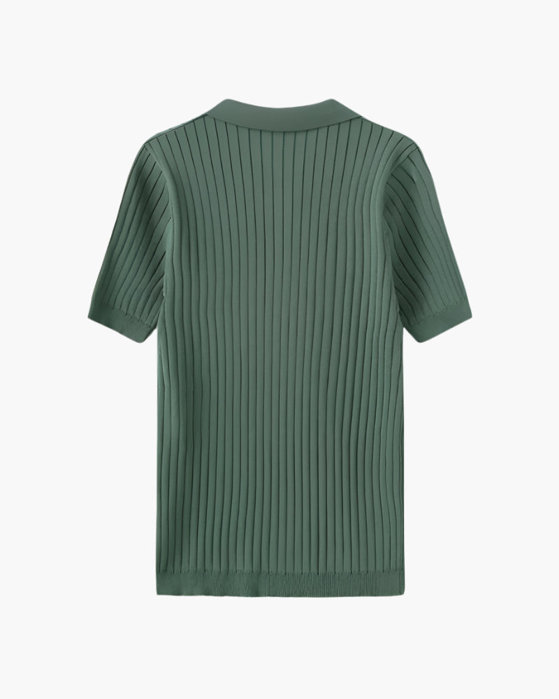 GIMCHEON Knitted Polo Shirt
