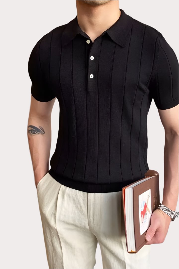 SEOSAN Elegant Silk Polo