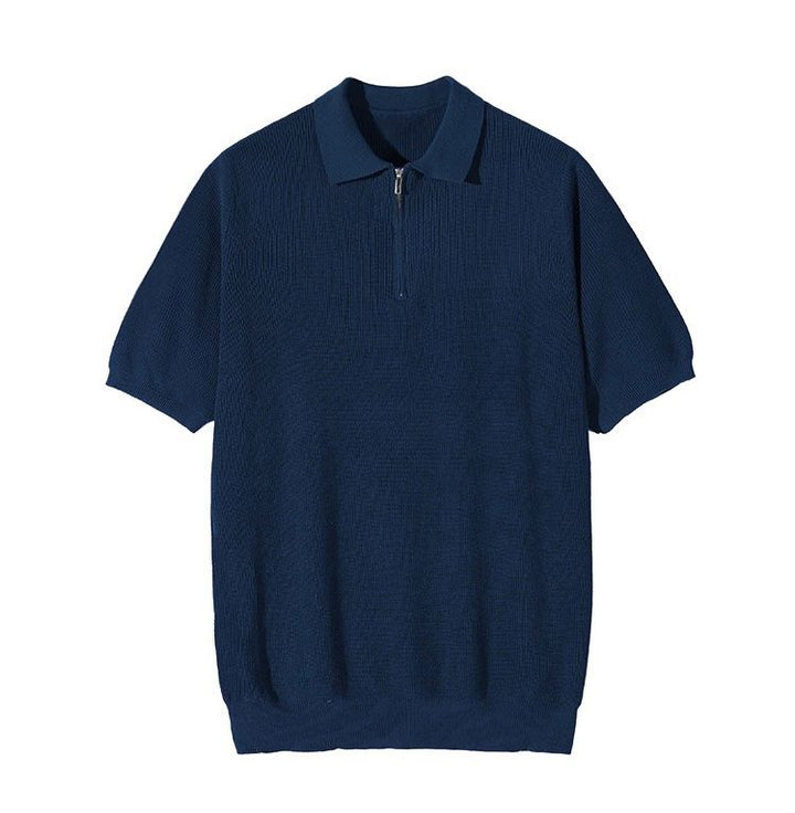 ANYANG Knitted Polo With Zip