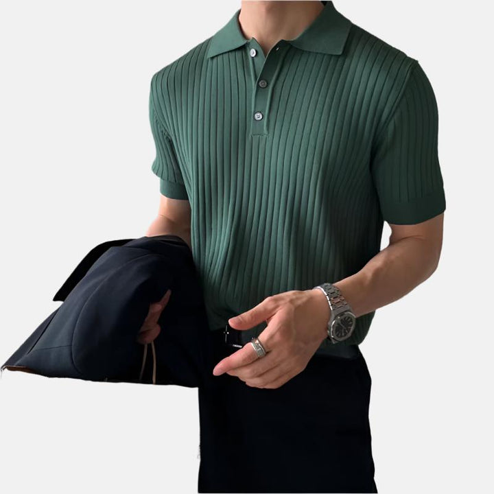 GIMCHEON Knitted Polo Shirt