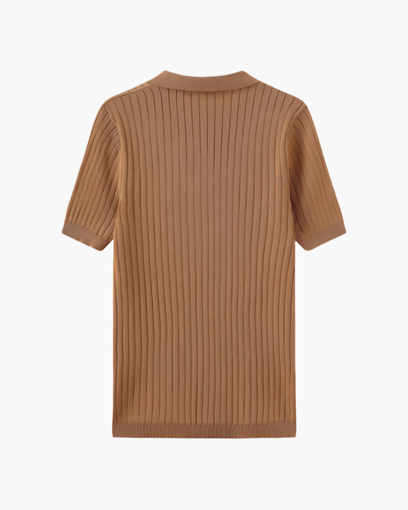 GIMCHEON Knitted Polo Shirt