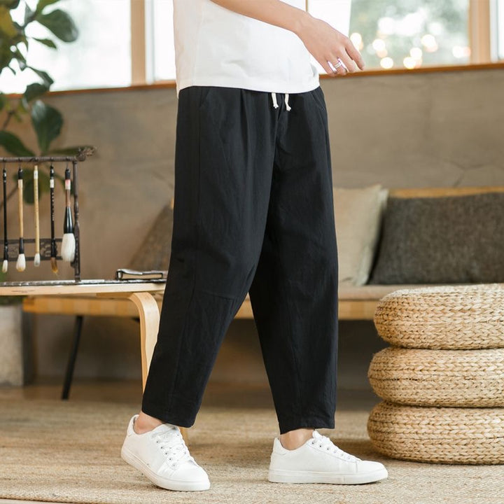 JEJU Wide Linen Pants