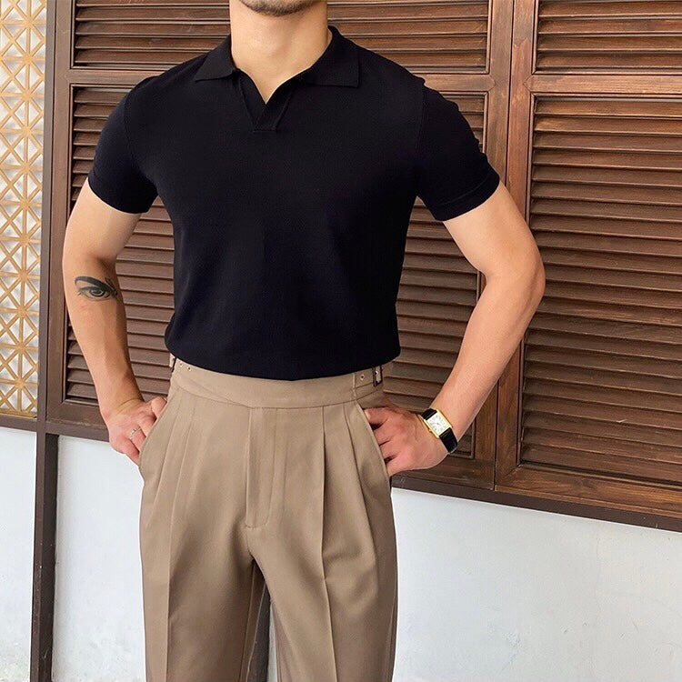 OSAN Slim V-Neck Polo