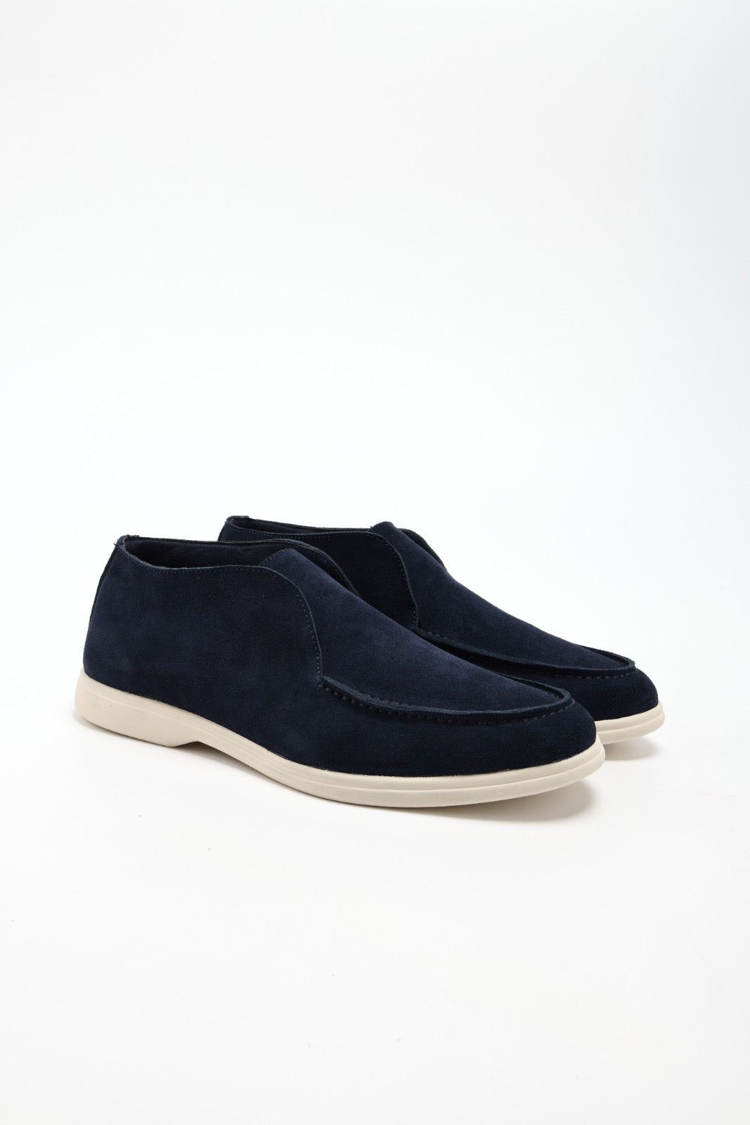 High Suede Loafers