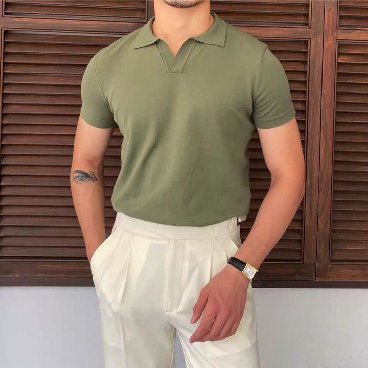 OSAN Slim V-Neck Polo