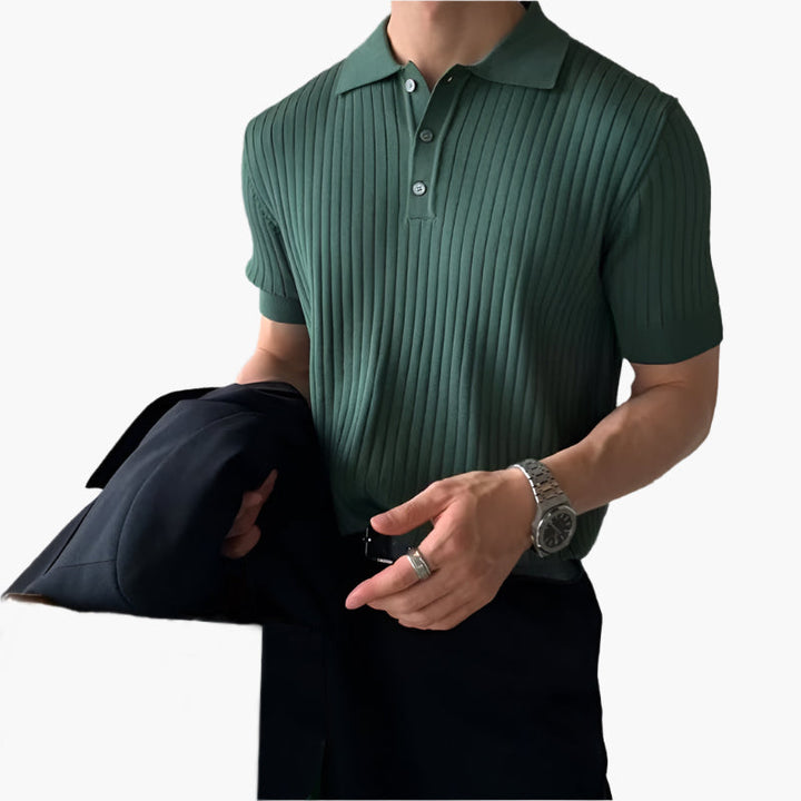 GIMCHEON Knitted Polo Shirt