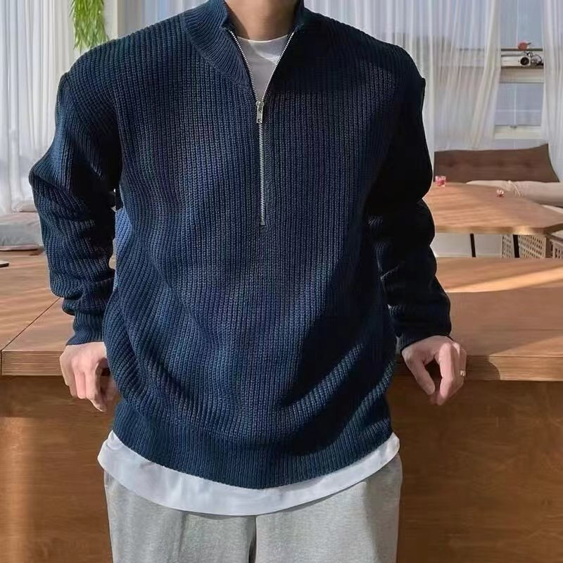 JEONJU Half Zip Sweater