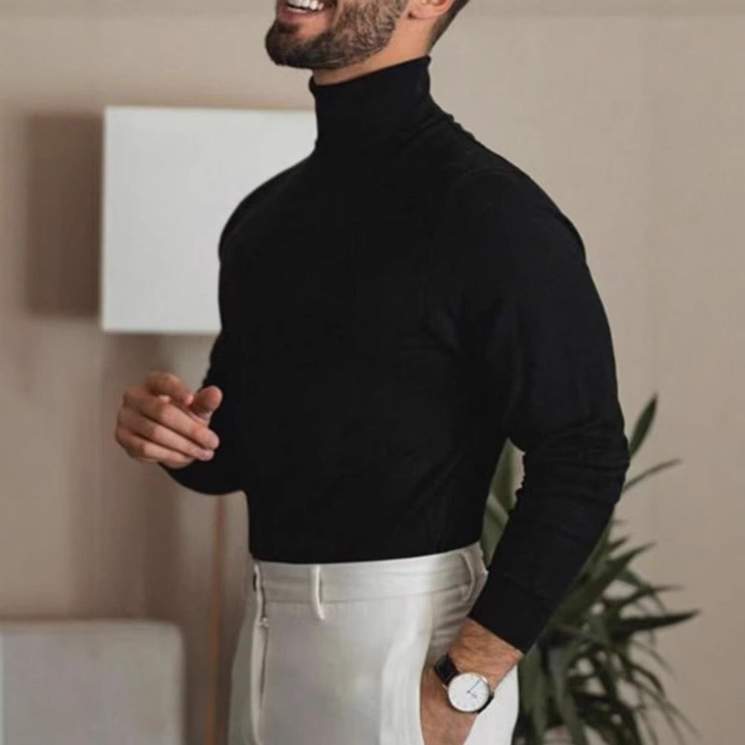 JANGSAN Merino Wool Turtleneck