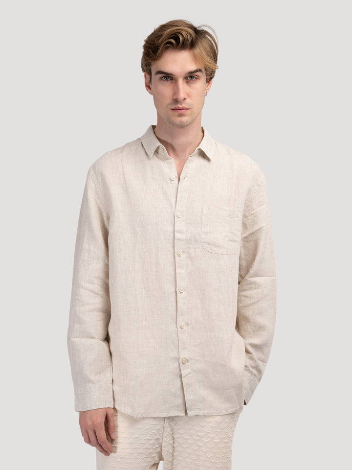 GEOJE Old Money Linen Shirt