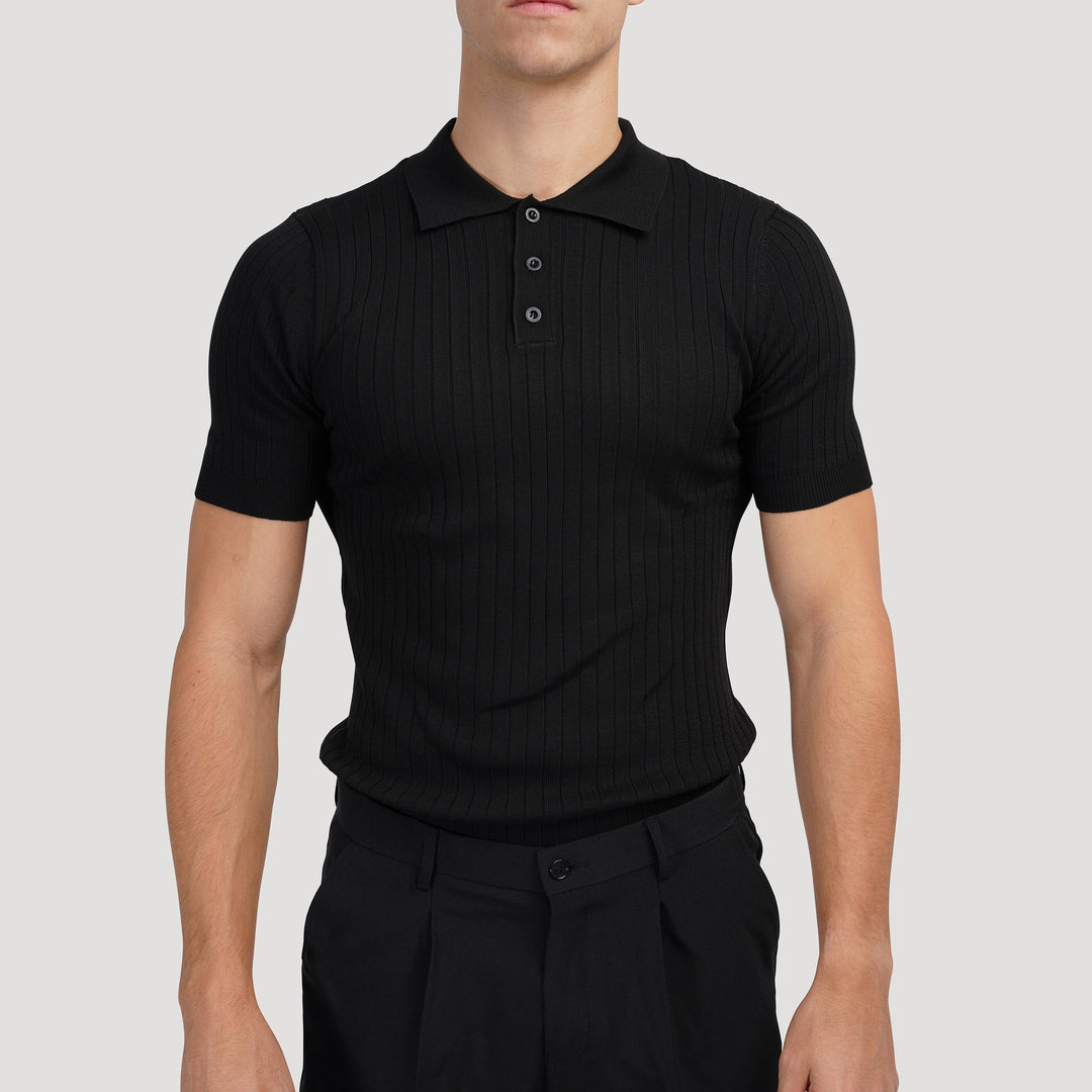 GIMCHEON Knitted Polo Shirt