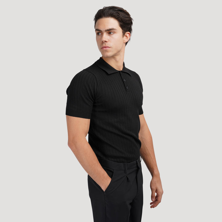 GIMCHEON Knitted Polo Shirt