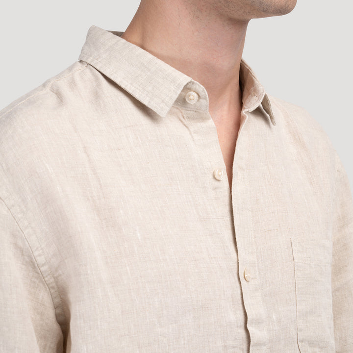 GEOJE Old Money Linen Shirt