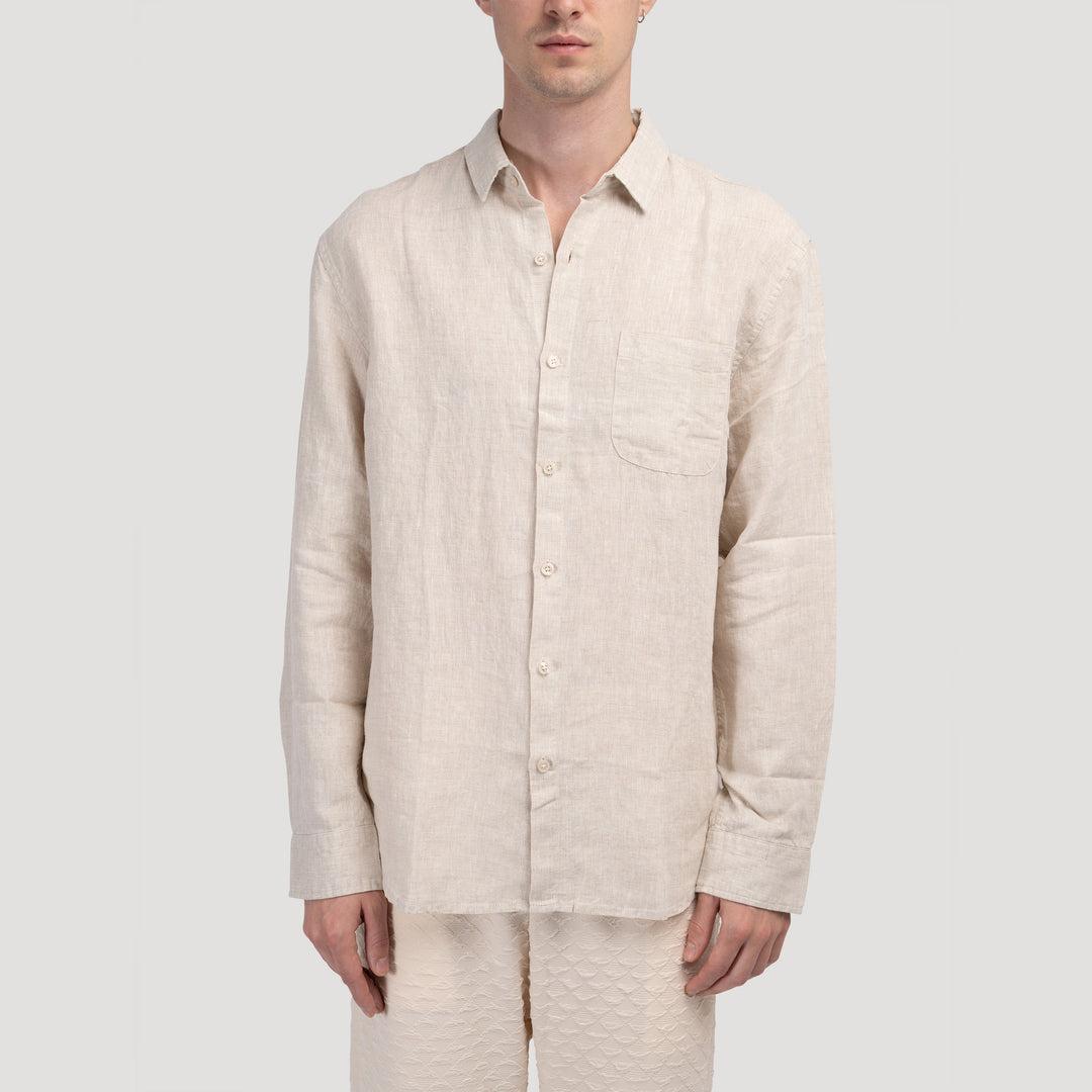 GEOJE Old Money Linen Shirt