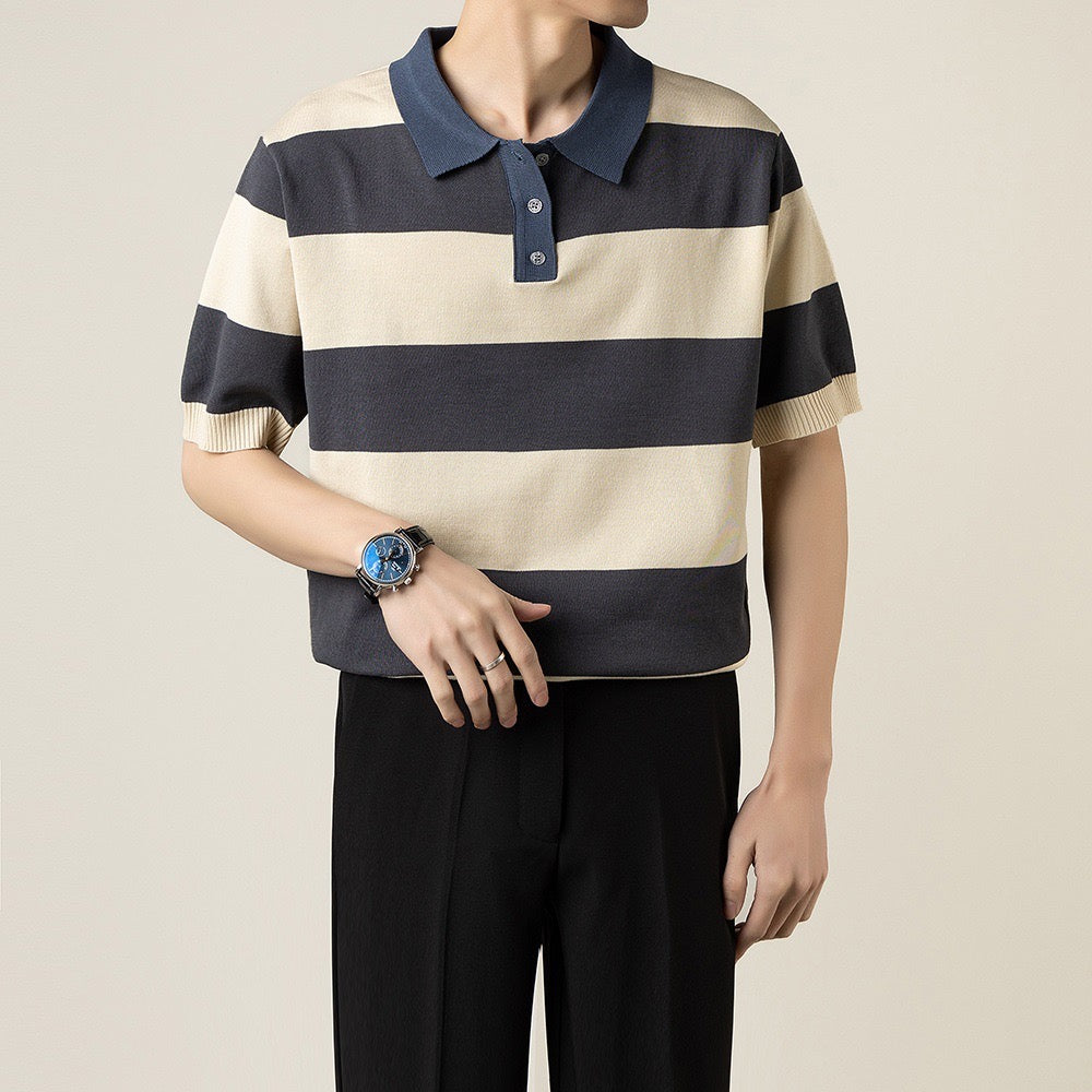 ZURICH Business Striped Polo