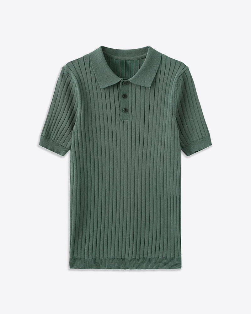 GIMCHEON Knitted Polo Shirt