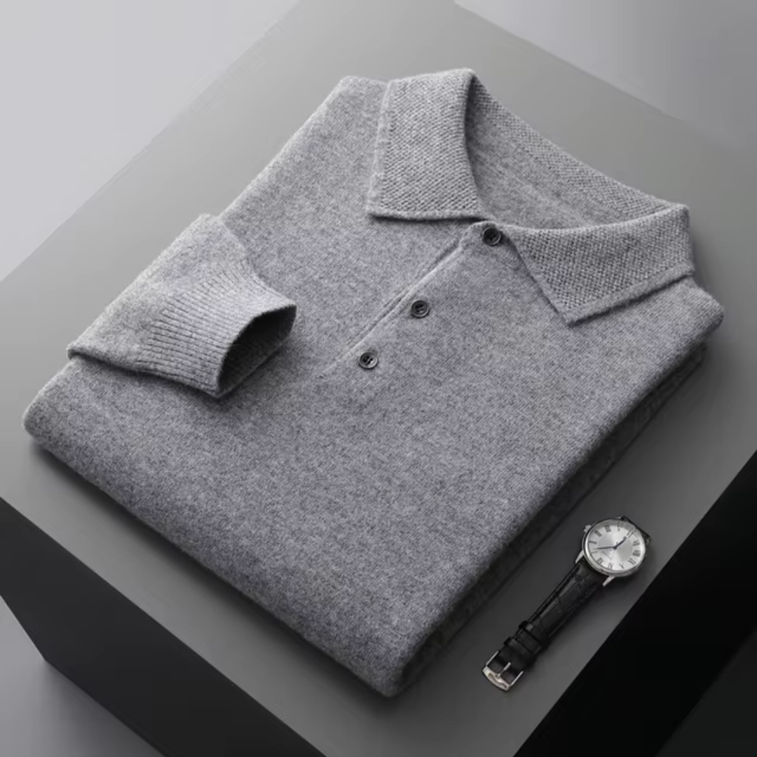PORTOFINO Wool Polo Sweater