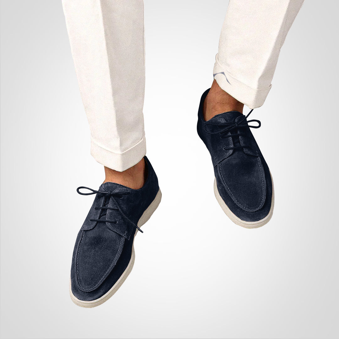 DEAUVILLE Suede Laced Loafers