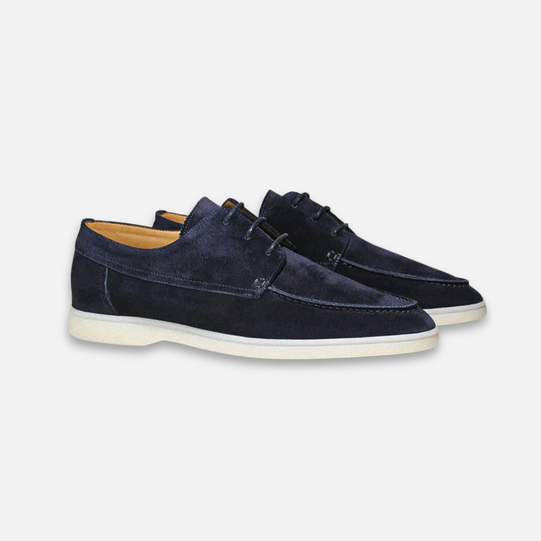 DEAUVILLE Suede Laced Loafers