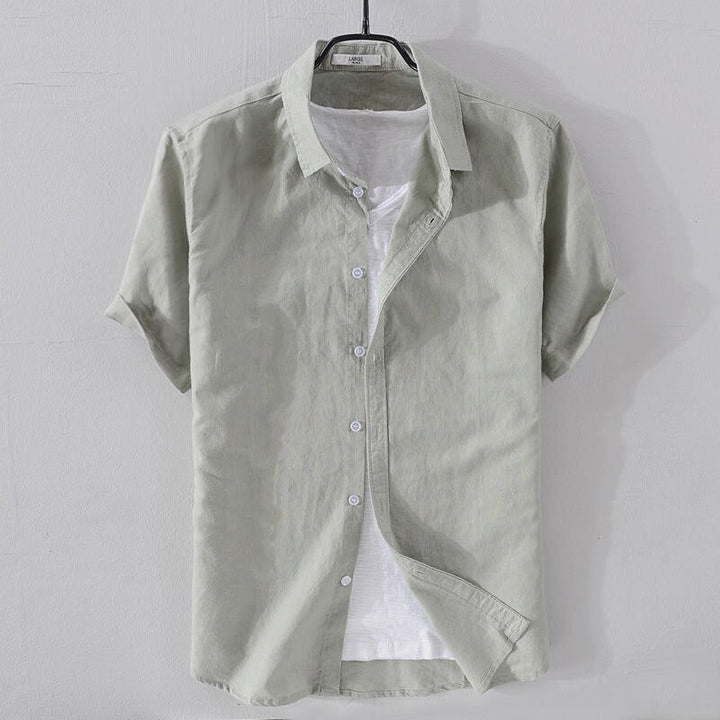 RHODES Short Sleeve Linen Shirt