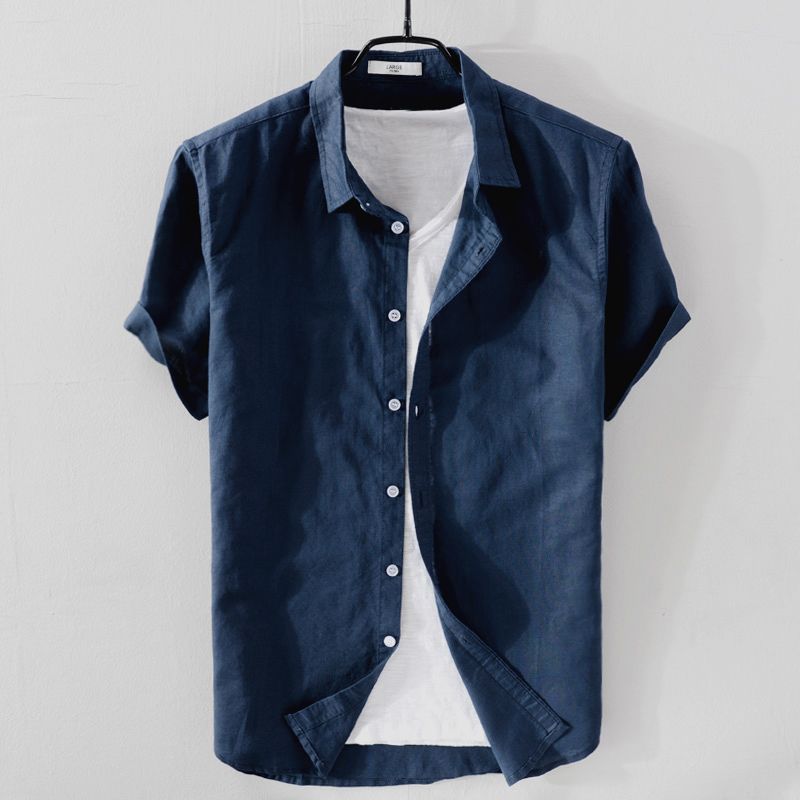 RHODES Short Sleeve Linen Shirt