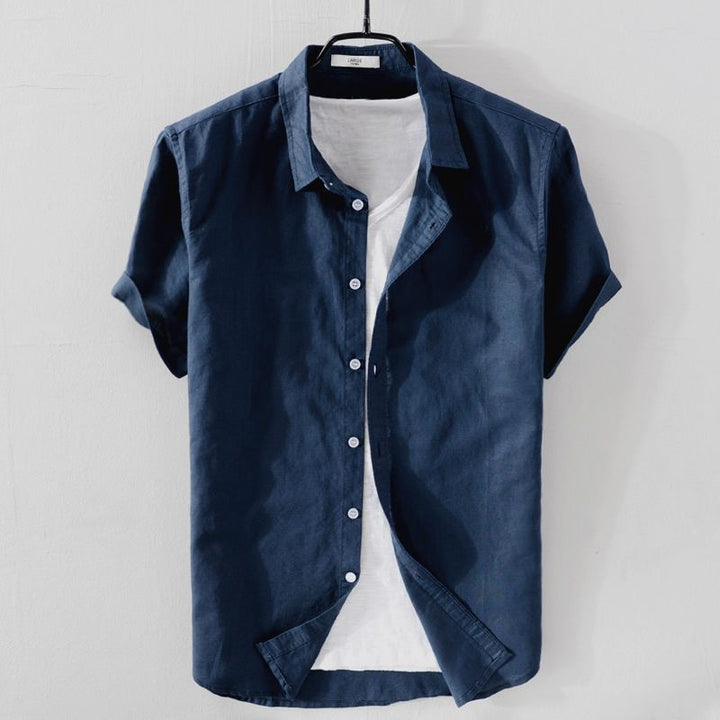 RHODES Short Sleeve Linen Shirt