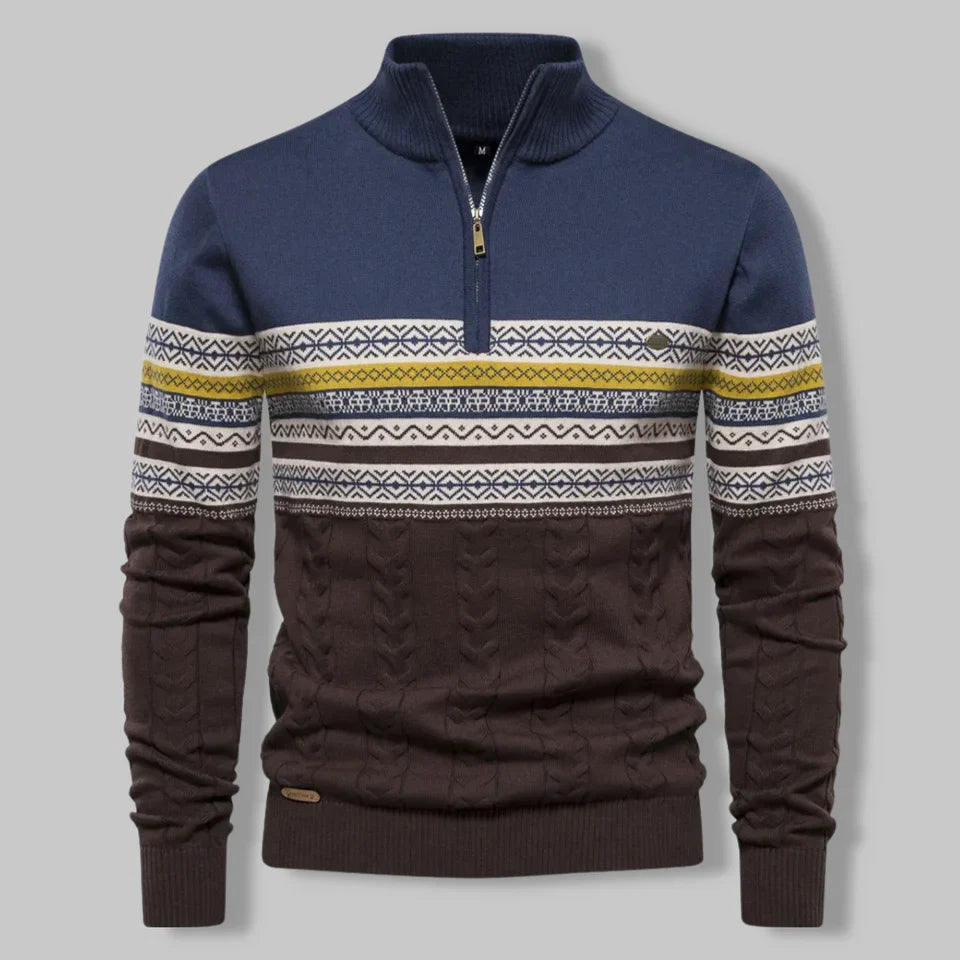 OSLO Quarter Zip Sweater