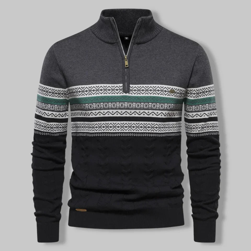 OSLO Quarter Zip Sweater