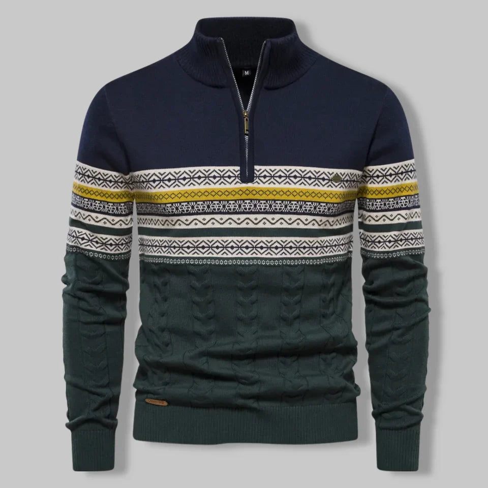 OSLO Quarter Zip Sweater