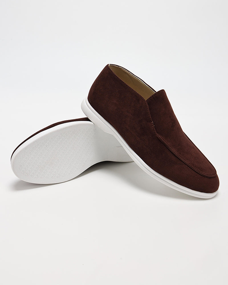 靴 HIMALAYA LOAFER / SUEDE MARRON 101484 - BROWN SUEDE - E – Meermin Shoes